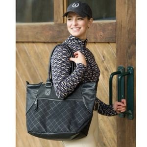 Kerrits EQ tote bag black grey new